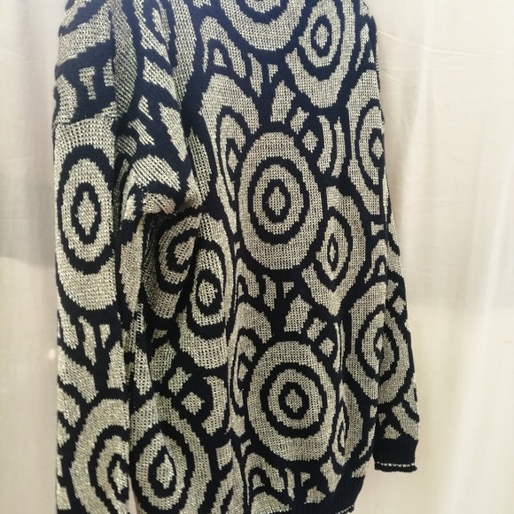 Vtg 80s GFC Black Gold Sweater NWT - Picture 4 of 12